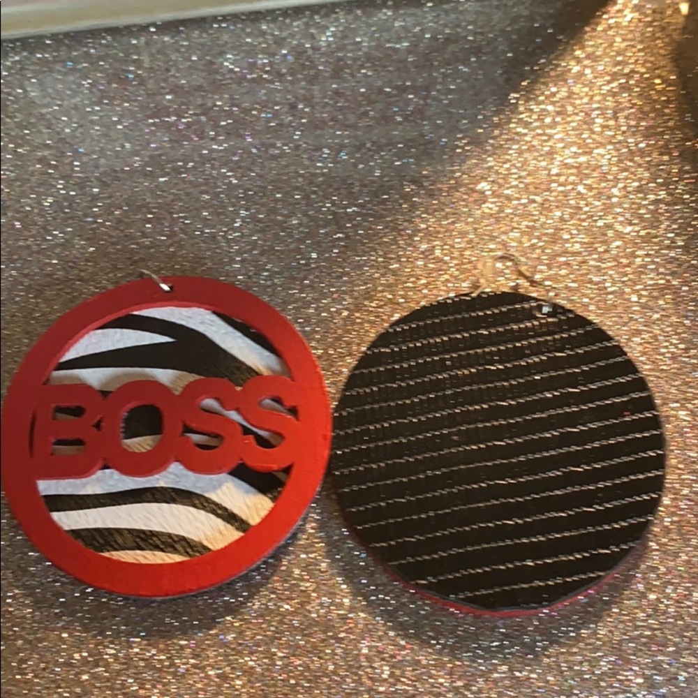 Handmade Boss Earrings!